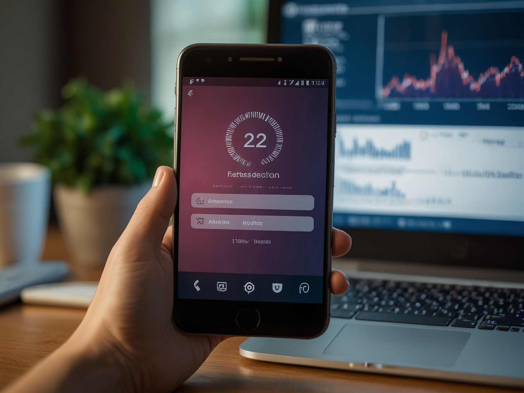 Two-factor authentication visual
